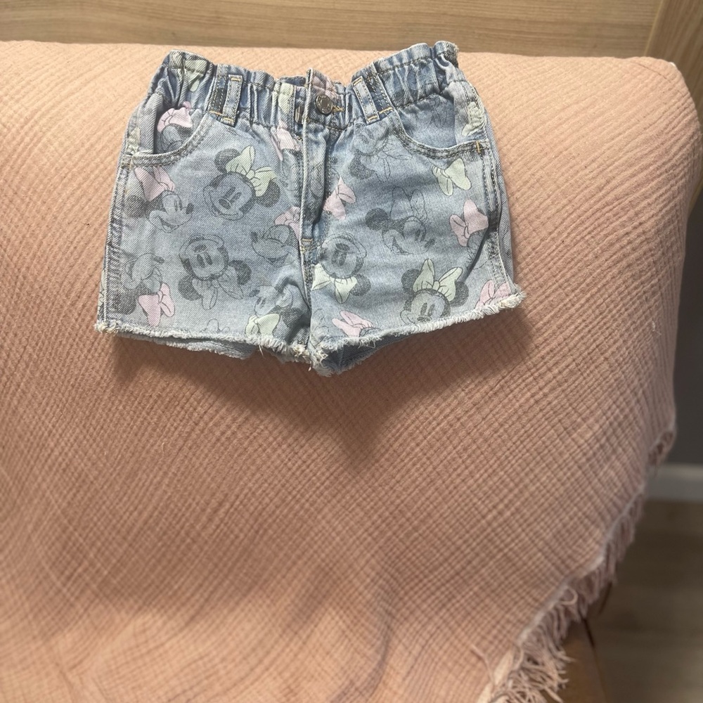 GAP Blue Denim Shorts with Elastic Waistband